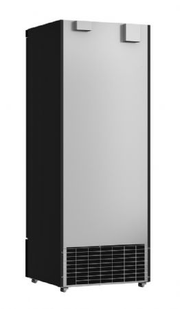 Vitrine murale négative de supermarché noire 1 porte vitrée 750 mm - Combisteel - 7455.2244