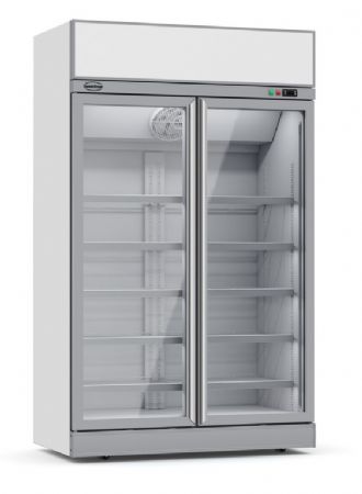 Conglateur 2 portes vitres 1253x710x2092 - 960l