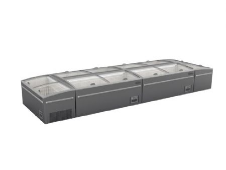 Congélateur horizontal supermarché 850 L avec couvercles coulissants - Combisteel - 7455.2670