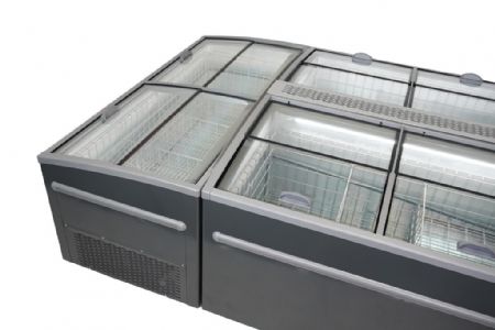 Congélateur horizontal supermarché 850 L avec couvercles coulissants - Combisteel - 7455.2670
