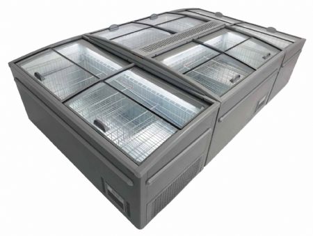 Congélateur professionnel horizontal couvercles coulissants en verre capacité 1040 L - Combisteel - 7455.2675