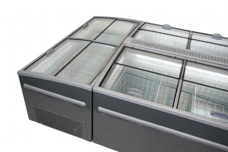 Congélateur professionnel horizontal couvercles coulissants en verre capacité 1040 L - Combisteel - 7455.2675
