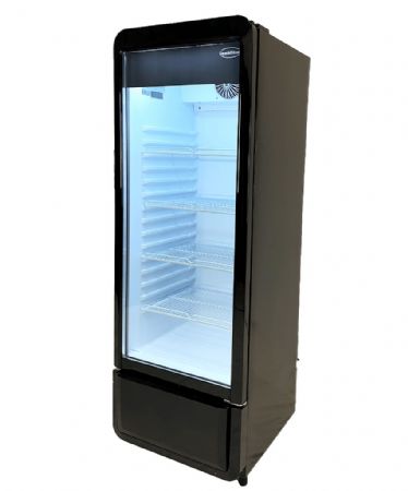 Armoire à Boissons 1 porte vitrée Noire 218 L positive - Combisteel - 7455.3120