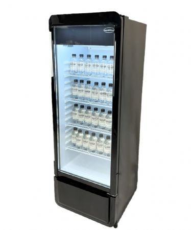 Armoire à Boissons 1 porte vitrée Noire 218 L positive - Combisteel - 7455.3120