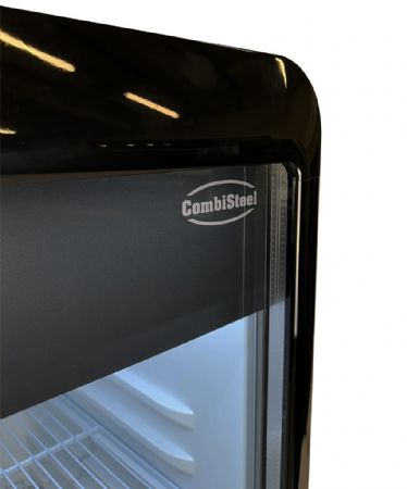 Armoire à Boissons 1 porte vitrée Noire 218 L positive - Combisteel - 7455.3120