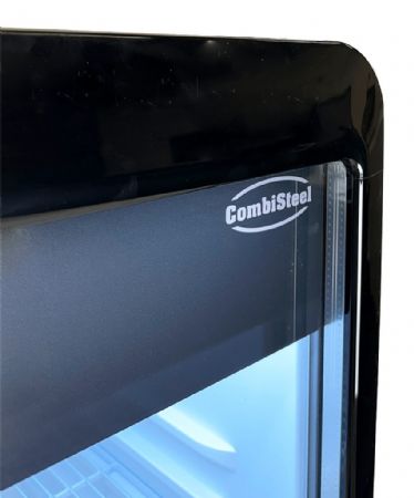 Armoire à boissons 1 porte vitrée noire 258 L positive - Combisteel - 7455.3125