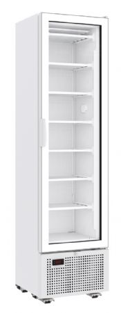 Vitrine murale négative de supermarché blanche 1 porte vitrée 494 mm - Combisteel - 7464.0050