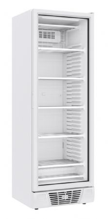 Vitrine murale négative de supermarché blanche 1 porte vitrée 640 mm - Combisteel - 7464.0062