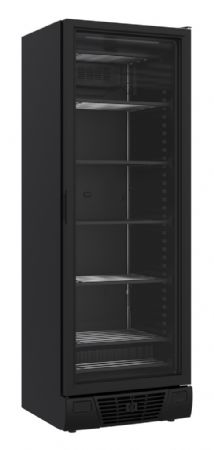Vitrine murale négative de supermarché noire 1 porte vitrée 640 mm - Combisteel - 7464.0064