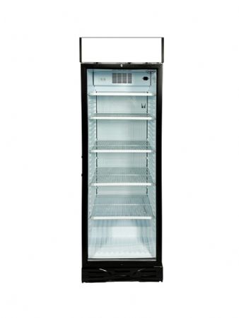 Armoire à Boissons 1 porte vitrée Blanche 382 L positive - Combisteel - 7464.0085