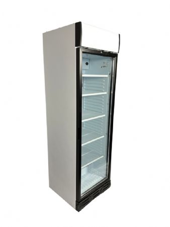 Armoire à Boissons 1 porte vitrée Blanche 382 L positive - Combisteel - 7464.0085