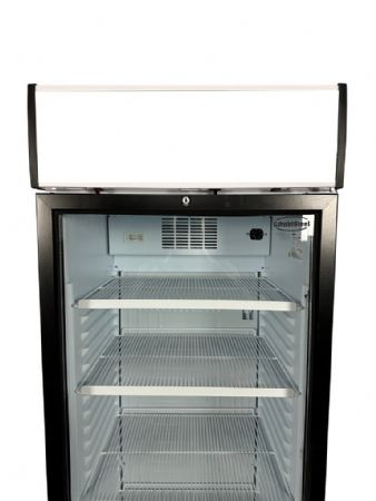 Armoire à Boissons 1 porte vitrée Blanche 382 L positive - Combisteel - 7464.0085