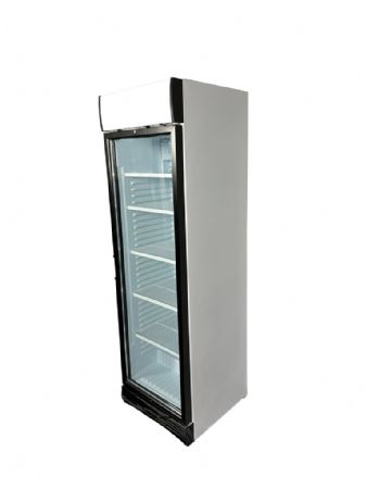 Armoire à boissons 1 porte vitrée gauche blanche 382 L positive - Combisteel - 7464.0088