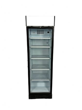 Armoire à boissons 1 porte vitrée gauche blanche 382 L positive - Combisteel - 7464.0088
