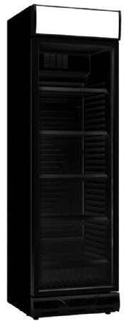 Armoire à boissons 1 porte vitrée noire 382 L positive - Combisteel - 7464.0090