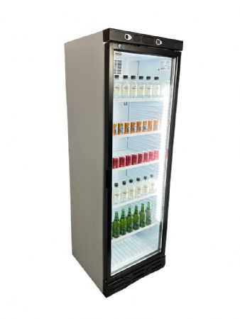 Armoire à Boissons 1 porte vitrée Blanche 382 L positive - Combisteel - 7464.0095