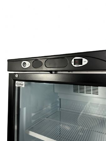Rfrigrateur 1 porte vitre 382l - 595x650x1850