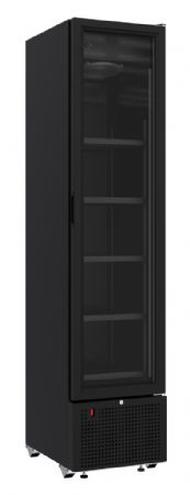 Armoire à boisson 1 porte vitrée noire 348 L positive - Combisteel - 7464.0210