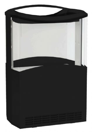 Vitrine libre service noire 110 L positive 655 mm - Combisteel - 7464.0310 Vitrine libre service noire 110 L positive 655 mm - Combisteel - 7464.0310