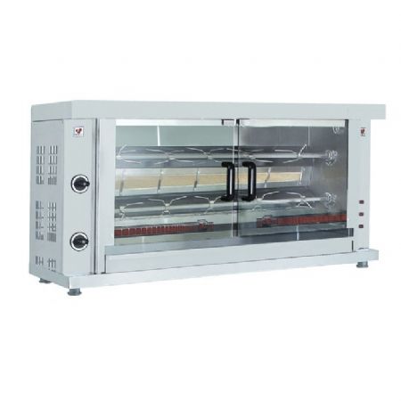 Rôtissoire professionnelle Gaz 2 broches 8-10 poulets - Combisteel - 7472.0020 Rôtissoire professionnelle Gaz 2 broches 8-10 poulets - Combisteel - 7472.0020