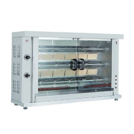 Rôtissoire professionnelle Gaz 3 broches 12-15 poulets - Combisteel - 7472.0025 Rôtissoire professionnelle Gaz 3 broches 12-15 poulets - Combisteel - 7472.0025