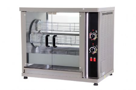 Rôtissoire professionnelle triphasée 4 paniers 16-20 poulets - Combisteel - 7472.0040
