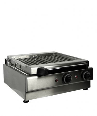 Barbecue pierre de lave triphasé 490x500x210 mm - Combisteel - 7472.0050
