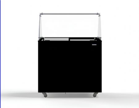 Vitrine réfrigérée de glacier 231 L avec 6 bacs de 5 litres - Combisteel - 7472.0124
