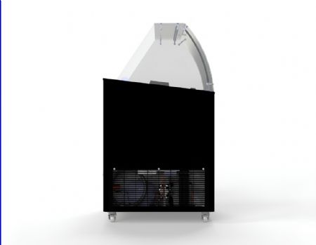 Vitrine réfrigérée de glacier 231 L avec 6 bacs de 5 litres - Combisteel - 7472.0124