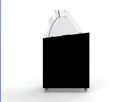 Vitrine réfrigérée de glacier 231 L avec 6 bacs de 5 litres - Combisteel - 7472.0124