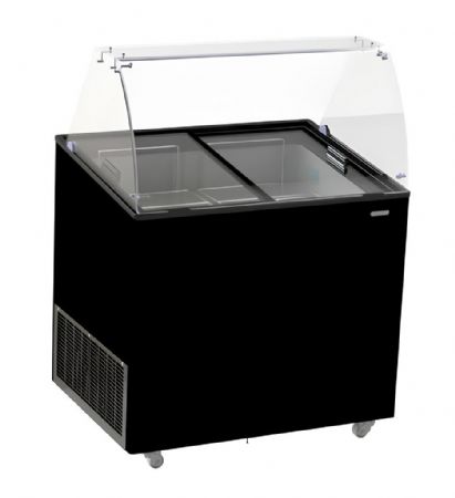 Vitrine réfrigérée de glacier 231 L avec 6 bacs de 5 litres - Combisteel - 7472.0124 Vitrine réfrigérée de glacier 231 L avec 6 bacs de 5 litres - Combisteel - 7472.0124