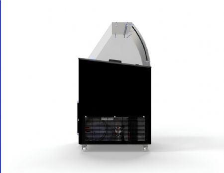 Vitrine réfrigérée de glacier 355 L avec 8 bacs de 5 L - Combisteel - 7472.0129