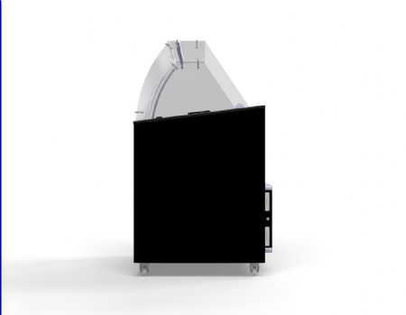 Vitrine réfrigérée de glacier 355 L avec 8 bacs de 5 L - Combisteel - 7472.0129