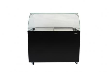 Vitrine réfrigérée de glacier 355 L avec 8 bacs de 5 L - Combisteel - 7472.0129