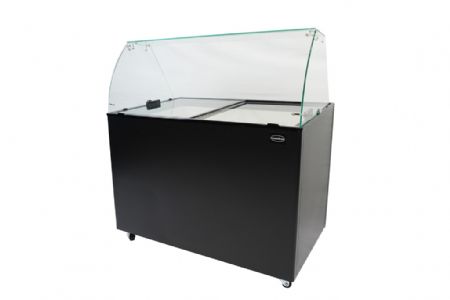 Vitrine réfrigérée de glacier 355 L avec 8 bacs de 5 L - Combisteel - 7472.0129