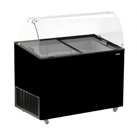 Vitrine réfrigérée de glacier 355 L avec 8 bacs de 5 L - Combisteel - 7472.0129 Vitrine réfrigérée de glacier 355 L avec 8 bacs de 5 L - Combisteel - 7472.0129