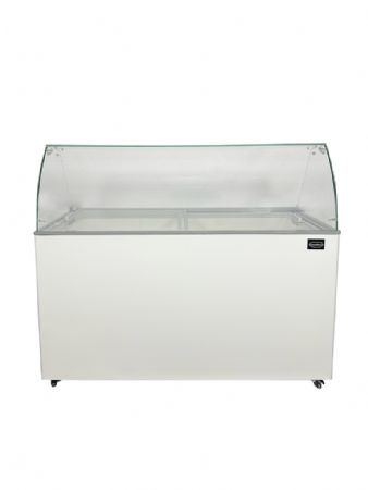 Vitrine réfrigérée de glacier 355 L avec 8 bacs de 5 L - Combisteel - 7472.0130