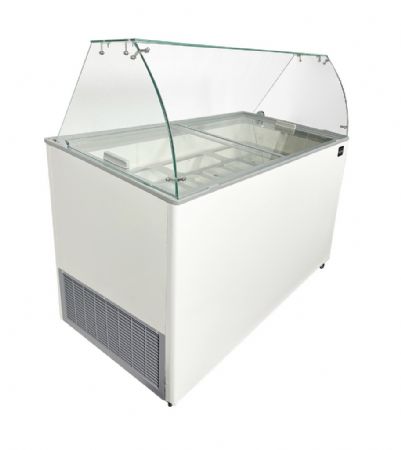 Vitrine réfrigérée de glacier 355 L avec 8 bacs de 5 L - Combisteel - 7472.0130 Vitrine réfrigérée de glacier 355 L avec 8 bacs de 5 L - Combisteel - 7472.0130