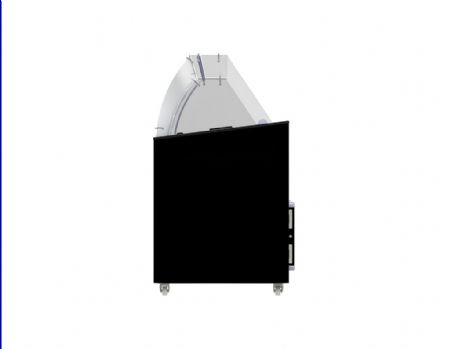 Vitrine réfrigérée de glacier 454 L avec 10 bacs de 5 L - Combisteel - 7472.0134