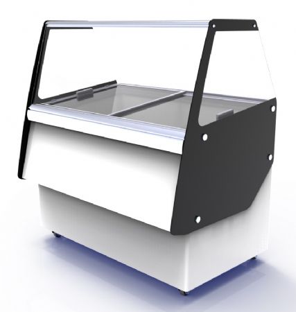 Vitrine réfrigérée de glacier 540 L avec 13 bacs de 5 L - Combisteel - 7472.0145