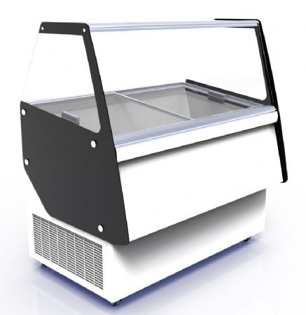 Vitrine réfrigérée de glacier 540 L avec 13 bacs de 5 L - Combisteel - 7472.0145 Vitrine réfrigérée de glacier 540 L avec 13 bacs de 5 L - Combisteel - 7472.0145