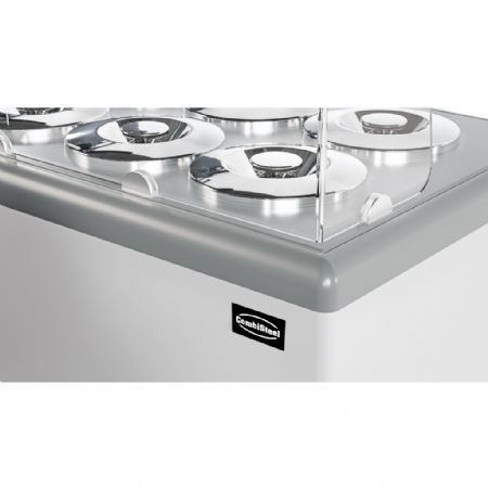Vitrine réfrigérée de glacier 260 litres pour 6 bacs - Combisteel - 7472.0175