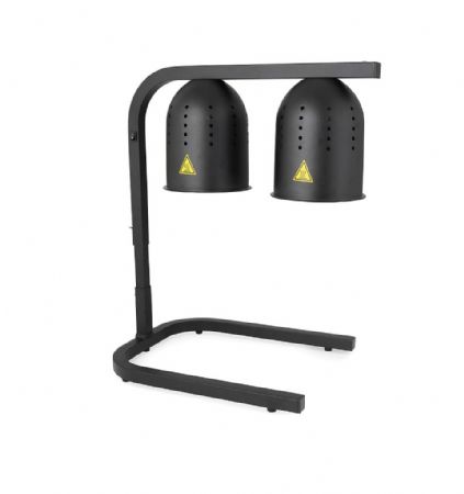 Lampe chauffante hauteur rglable 2 ampoules