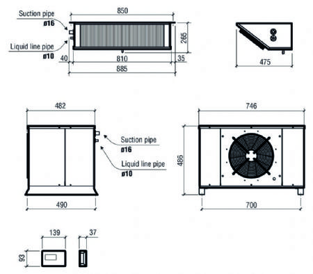 Groupe pour chambre froide positif split 18,97-47,29 m³ - Combisteel - 7480.0015