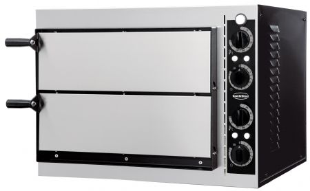 Four  pizza electrique pro double 2 chambre de 1 pizza - 568x500x430