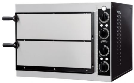 Petits four à pizza pro Monophasé 2 x 1 pizza Ø 32 cm - Combisteel - 7485.0005 Petits four à pizza pro Monophasé 2 x 1 pizza Ø 32 cm - Combisteel - 7485.0005