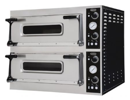 Four à pizza professionnel Triphasé 2 x 6 pizzas Ø35 cm - Combisteel - 7485.0045