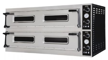 Four à pizza professionnel Triphasé 2 x 9 pizzas Ø35 cm - Combisteel - 7485.0055