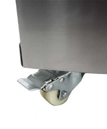 Vitrine réfrigérée panoramique de Boulangerie Pâtisserie 270 L Noire en acier inoxydable positive 900 mm - Combisteel - 7487.0015
