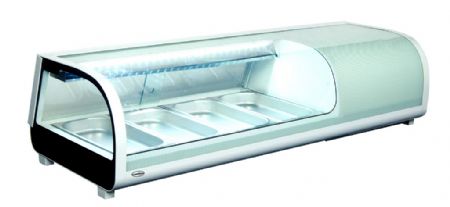 Vitrine à Tapas positive 4 bacs GN 1/3 - Combisteel - 7487.0065 Vitrine à Tapas positive 4 bacs GN 1/3 - Combisteel - 7487.0065